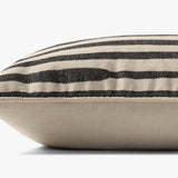 Brigette Romanek x Loloi PBR0009 Natural / Black Pillow White Cliff Studio Throw Pillows