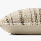 Brigette Romanek x Loloi PBR0011 Natural / Tan Pillow White Cliff Studio Throw Pillows