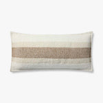 Brigette Romanek x Loloi PBR0012 Natural / Multi Pillow White Cliff Studio Throw Pillows