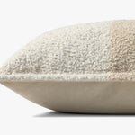 Brigette Romanek x Loloi PBR0013 Ivory / Natural Pillow White Cliff Studio Throw Pillows