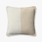 Brigette Romanek x Loloi PBR0013 Ivory / Natural Pillow White Cliff Studio Throw Pillows