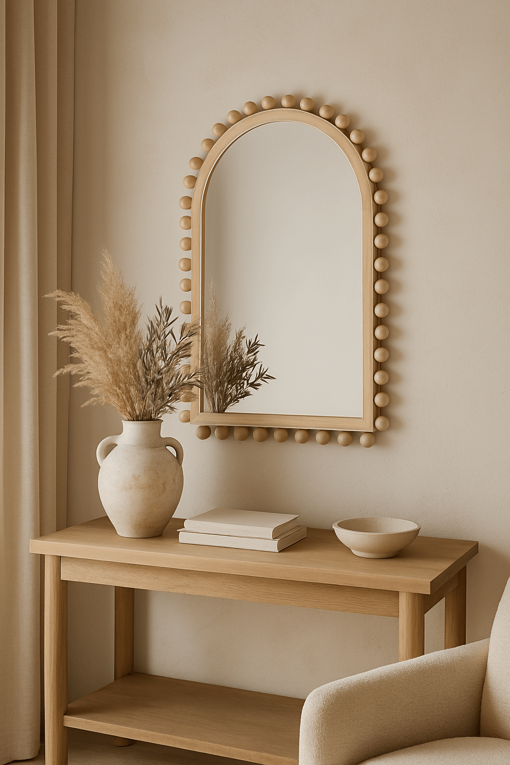 Broderick Mirror White Cliff Studio Wall Mirrors