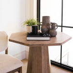 Brown - Gray Double Ear Ceramic Vase