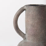 Brown - Gray Small Double Ear Vase