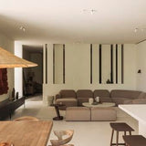 Brutalist coffee table - varnished mahogany - rose brown - rectangular White Cliff Studio COFFEE TABLE