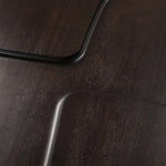 Brutalist coffee table - varnished mahogany - rose brown - rectangular White Cliff Studio COFFEE TABLE