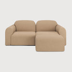 Bulky 2 - Seat Sectional with Footstool White Cliff Studio Modular Sofas