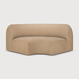 Bulky Round Corner Sectional White Cliff Studio Modular Sofas