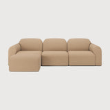 Bulky Sectional with Chaise White Cliff Studio Modular Sofas