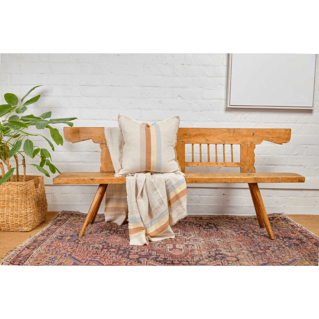 Burke Oversized Throw White Cliff Studio Throw Blankets
