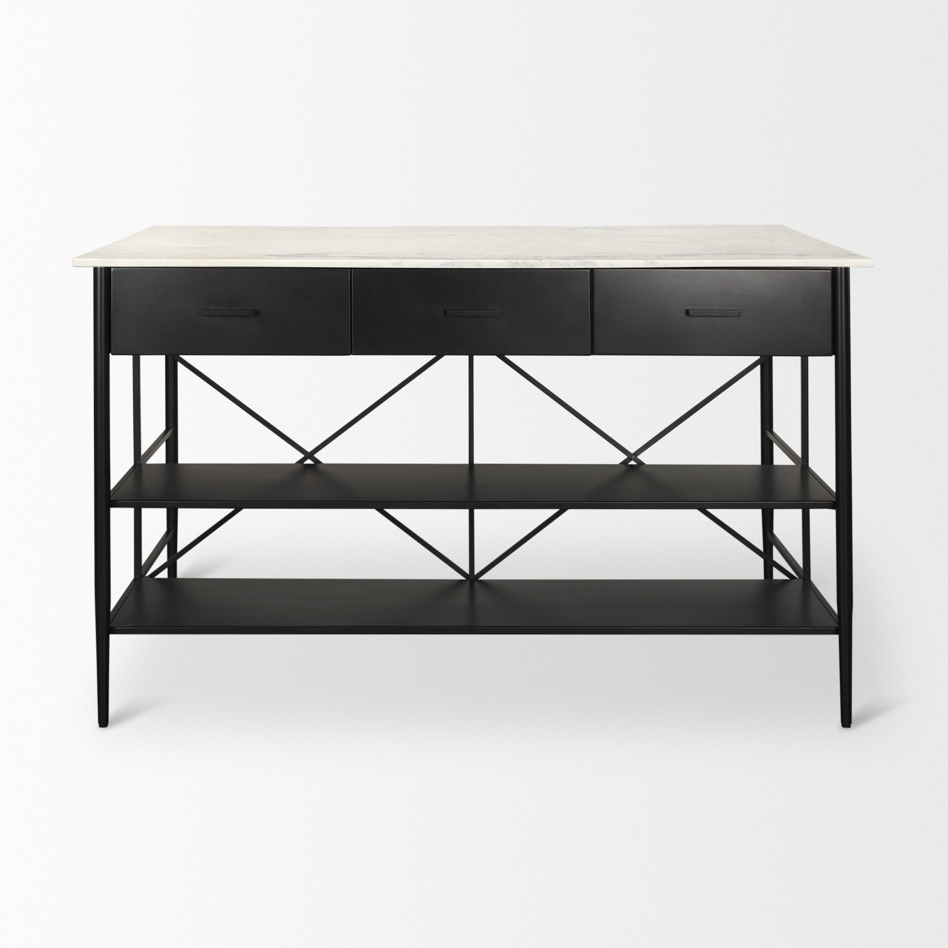 Camden Marble Kitchen Island