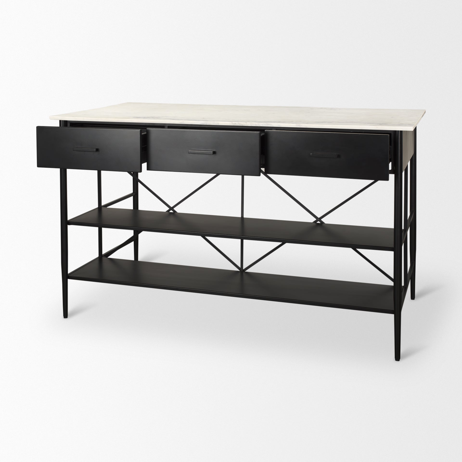 Camden Marble Kitchen Island