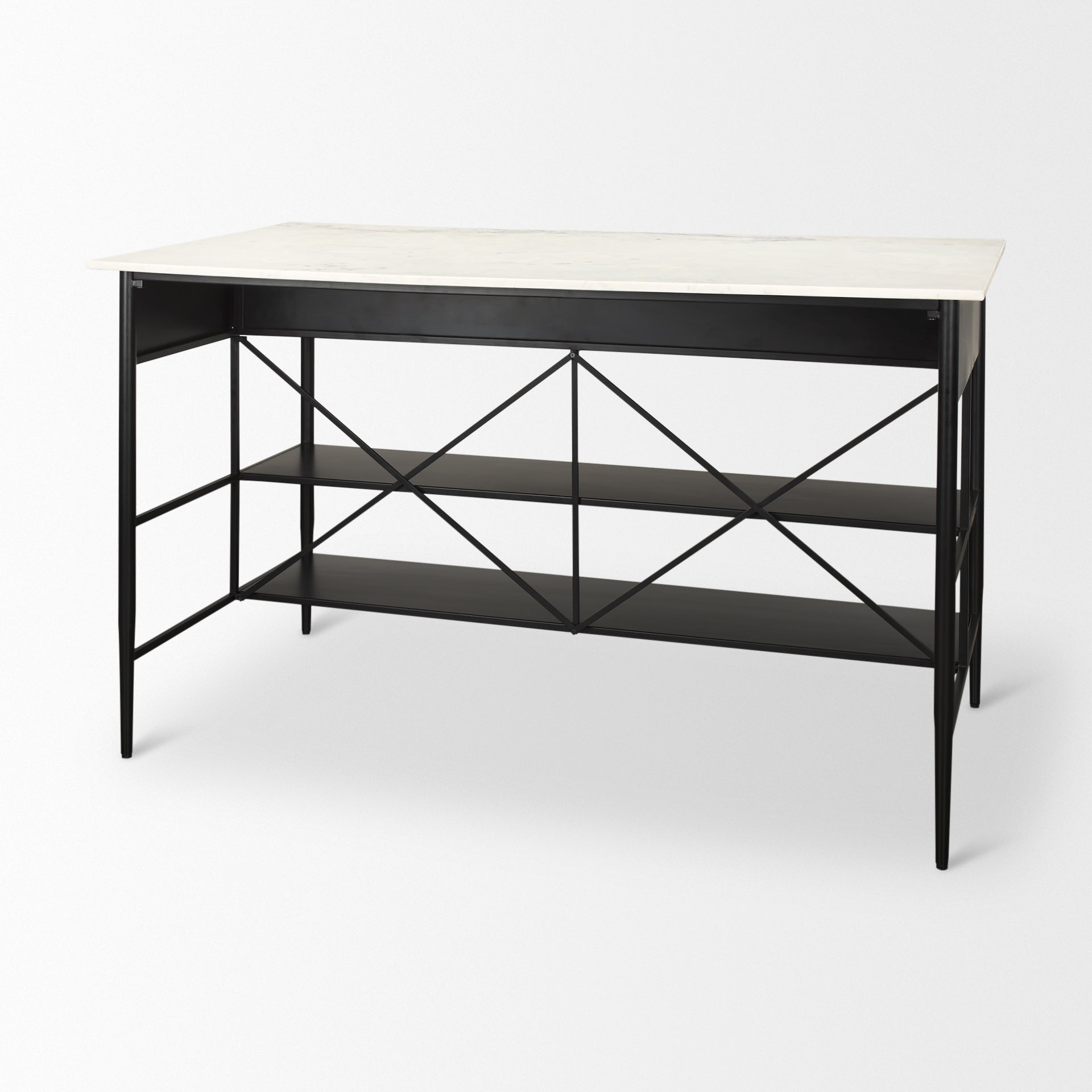 Camden Marble Kitchen Island