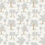 Camden Wallpaper by Beeky Illustration White Cliff Studio Animal Print Wallpaper