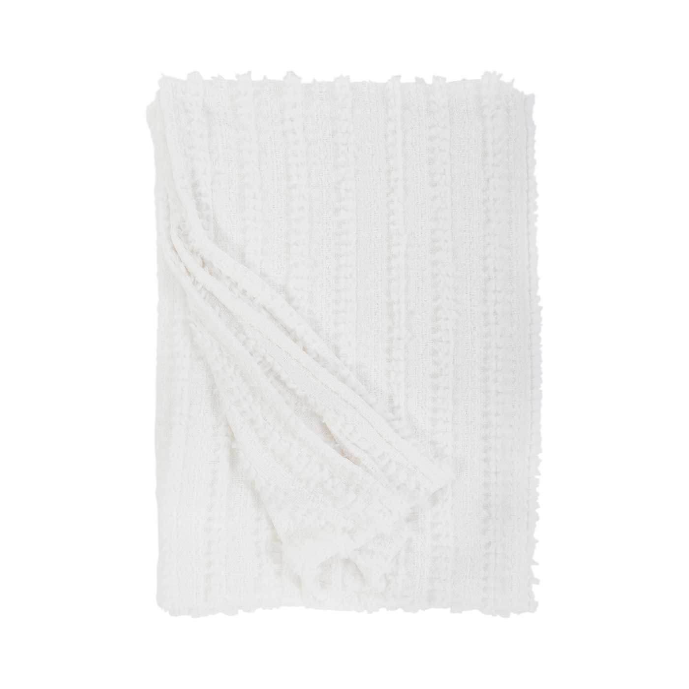 Camille Oversized Throw White Cliff Studio Throws