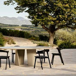 Canyon Outdoor Dining Table White Cliff Studio Outdoor Dining Tables