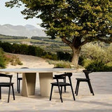Canyon Outdoor Dining Table White Cliff Studio Outdoor Dining Tables