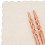Caramel Swirl Candles – Pack of 2 White Cliff Studio Candles