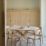 Casale dining chair - oak White Cliff Studio Dining Chair