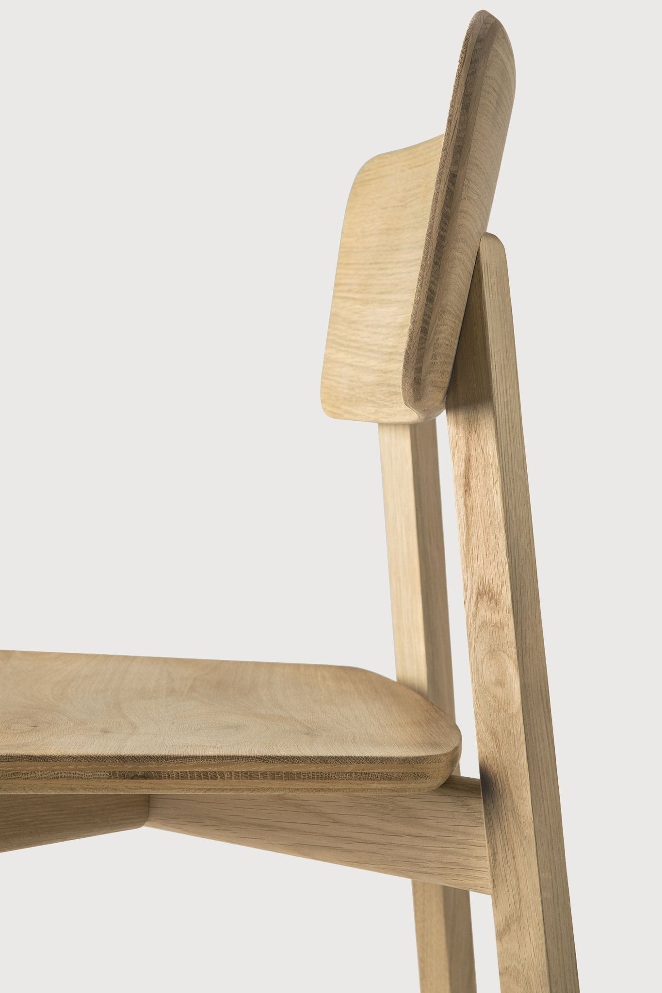 Casale dining chair - varnished oak White Cliff Studio Dining Chair