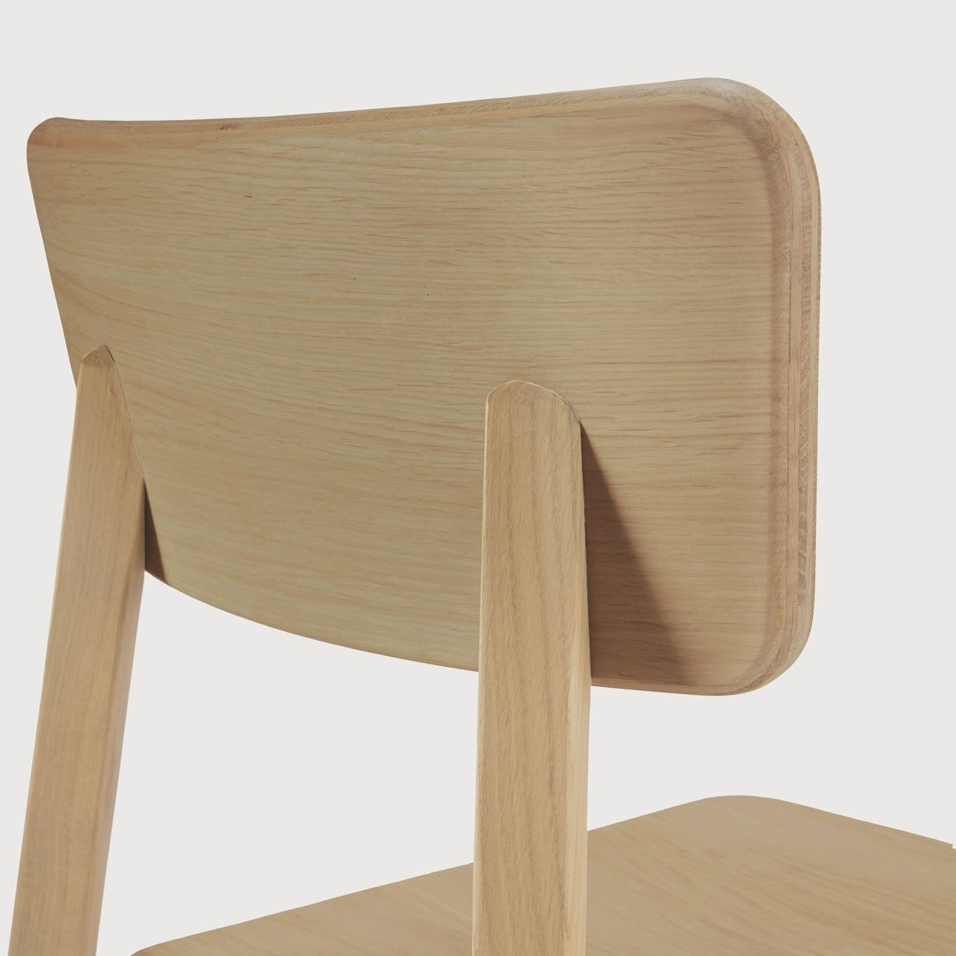 Casale dining chair - varnished oak White Cliff Studio Dining Chair
