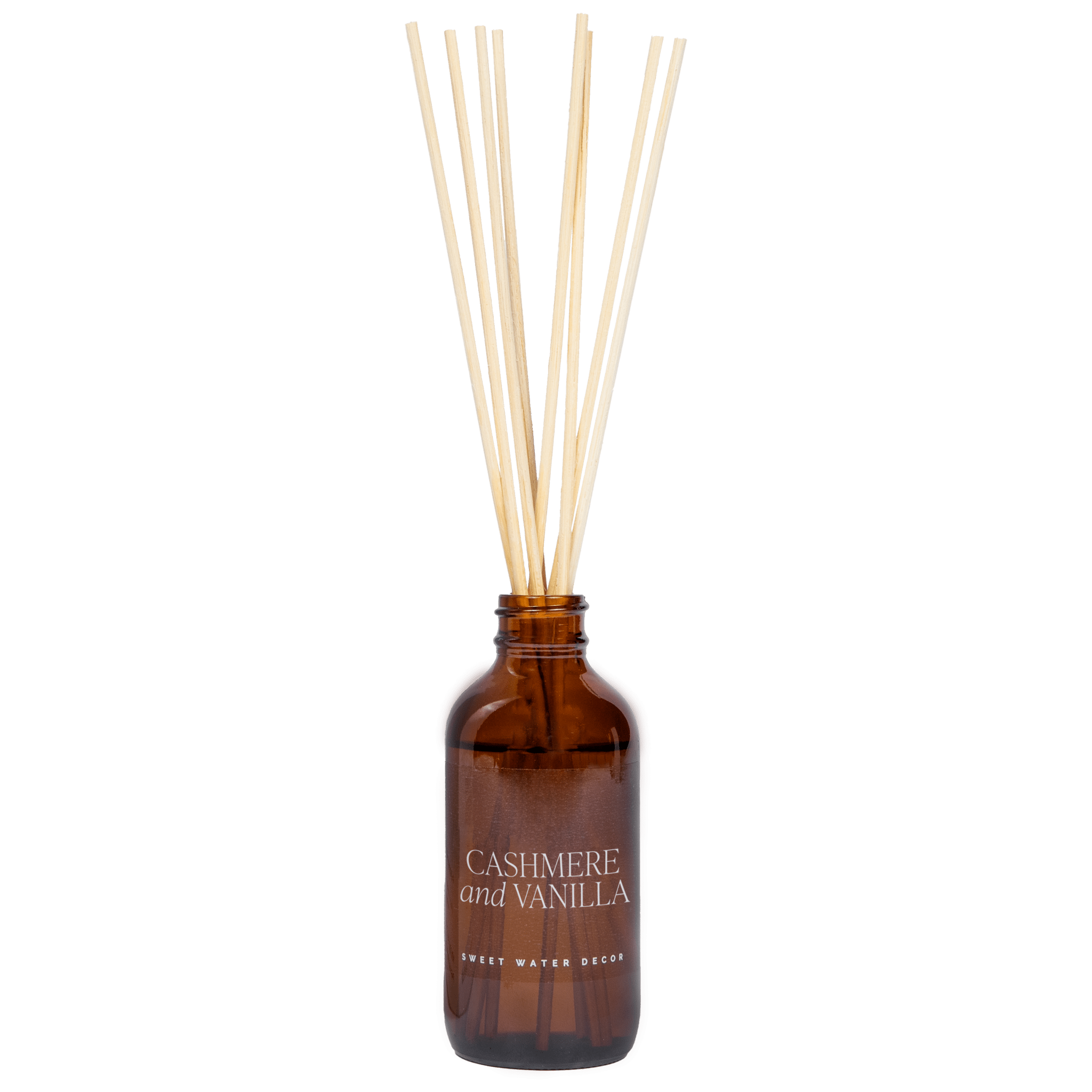 Cashmere and Vanilla Amber Reed Diffuser White Cliff Studio Reed Diffusers
