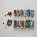 Cedar Incense Sticks with Marble Holder, Set of 12 White Cliff Studio Home Fragrance
