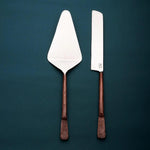 Celia Cake Serving 2 Pc. Set White Cliff Studio Utensils