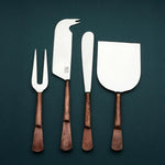 Celia Cheese Accessories 4 Pc. Set White Cliff Studio Flatware