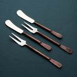Celia Cheese Fork & Spreader Set White Cliff Studio Flatware