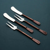 Celia Cheese Fork & Spreader Set White Cliff Studio Flatware