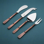 Celia Cheese Knives, Spreader & Fork Set White Cliff Studio Flatware