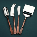 Celia Cheese Tools 4 Pc. Set White Cliff Studio Flatware