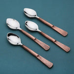 Celia Coffee/Demitasse Spoons 4 Pc. Set White Cliff Studio Flatware