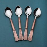 Celia Coffee/Demitasse Spoons 4 Pc. Set White Cliff Studio Flatware