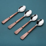 Celia Coffee/Demitasse Spoons 4 Pc. Set White Cliff Studio Flatware