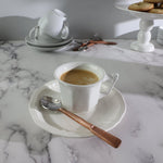 Celia Coffee/Demitasse Spoons 4 Pc. Set White Cliff Studio Flatware
