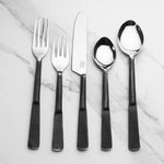 Celia Flatware, 5-Pc. Place Setting White Cliff Studio Flatware