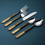 Celia Flatware, 5-Pc. Place Setting White Cliff Studio Flatware
