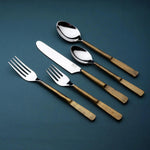 Celia Flatware, 5-Pc. Place Setting White Cliff Studio Flatware