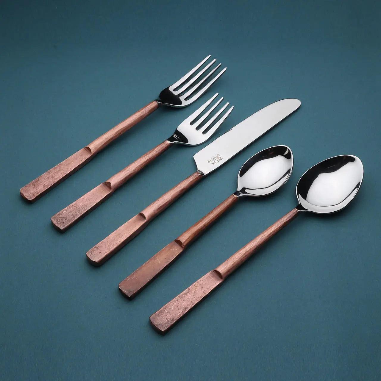 Celia Flatware, 5-Pc. Place Setting White Cliff Studio Flatware