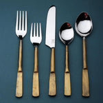 Celia Flatware, 5-Pc. Place Setting White Cliff Studio Flatware