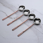 Celia Olive Spoons 4 Pc. Set White Cliff Studio Flatware