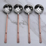 Celia Olive Spoons 4 Pc. Set White Cliff Studio Flatware