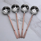 Celia Olive Spoons 4 Pc. Set White Cliff Studio Flatware