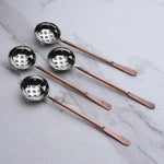 Celia Olive Spoons 4 Pc. Set White Cliff Studio Flatware