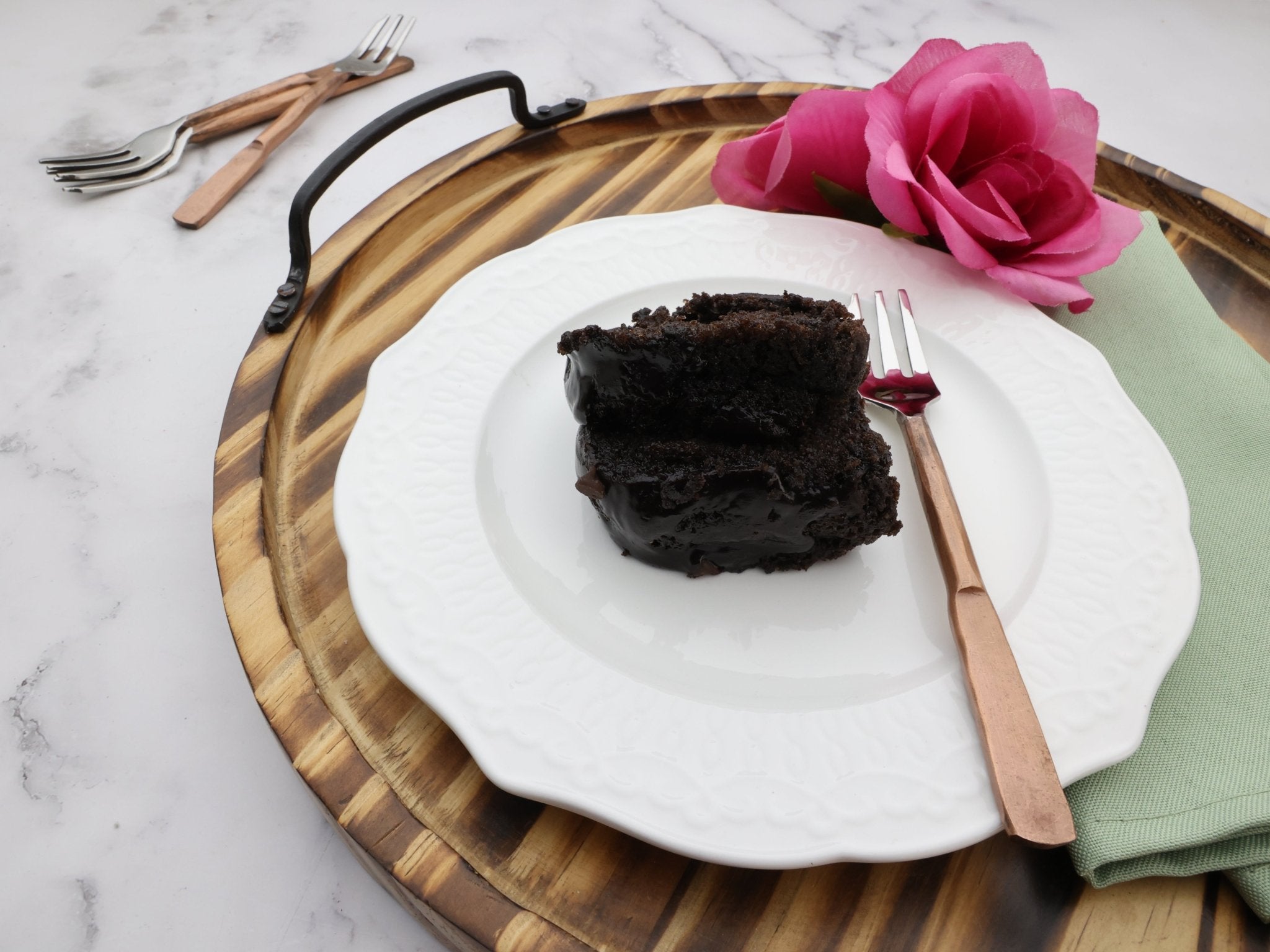Celia Pastry Forks 4 Pc. Set White Cliff Studio Flatware