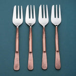 Celia Pastry Forks 4 Pc. Set White Cliff Studio Flatware