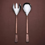Celia Salad Serving 2 Pc. Set White Cliff Studio Utensils