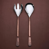 Celia Salad Serving 2 Pc. Set White Cliff Studio Utensils